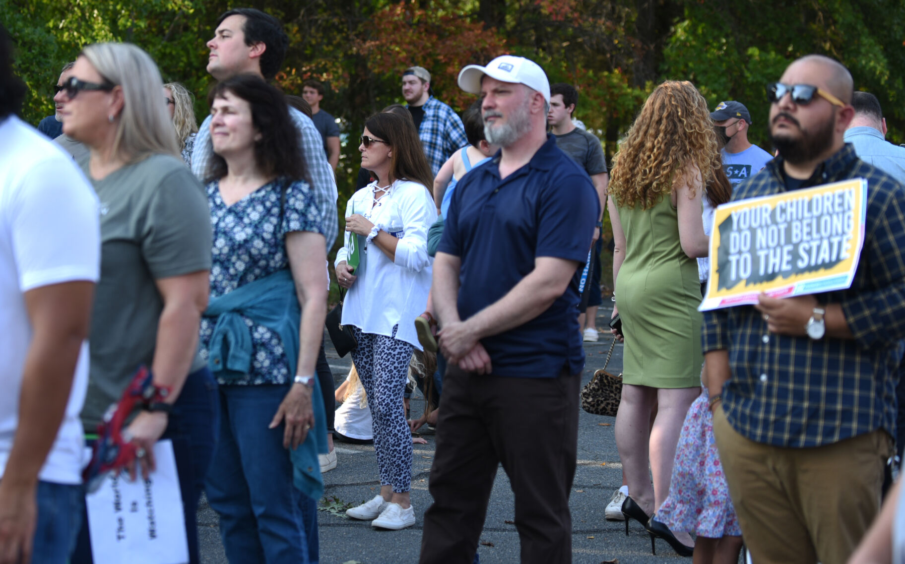 School Board Meeting Rally